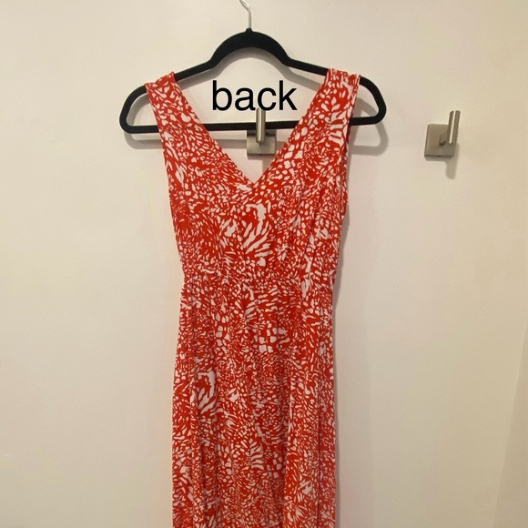 Patterned Dress with Pockets - Picture 5 of 5